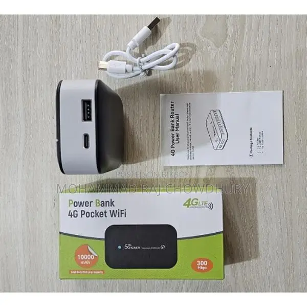 New 5G WiFi Pocket Router 10000mAh Power Bank