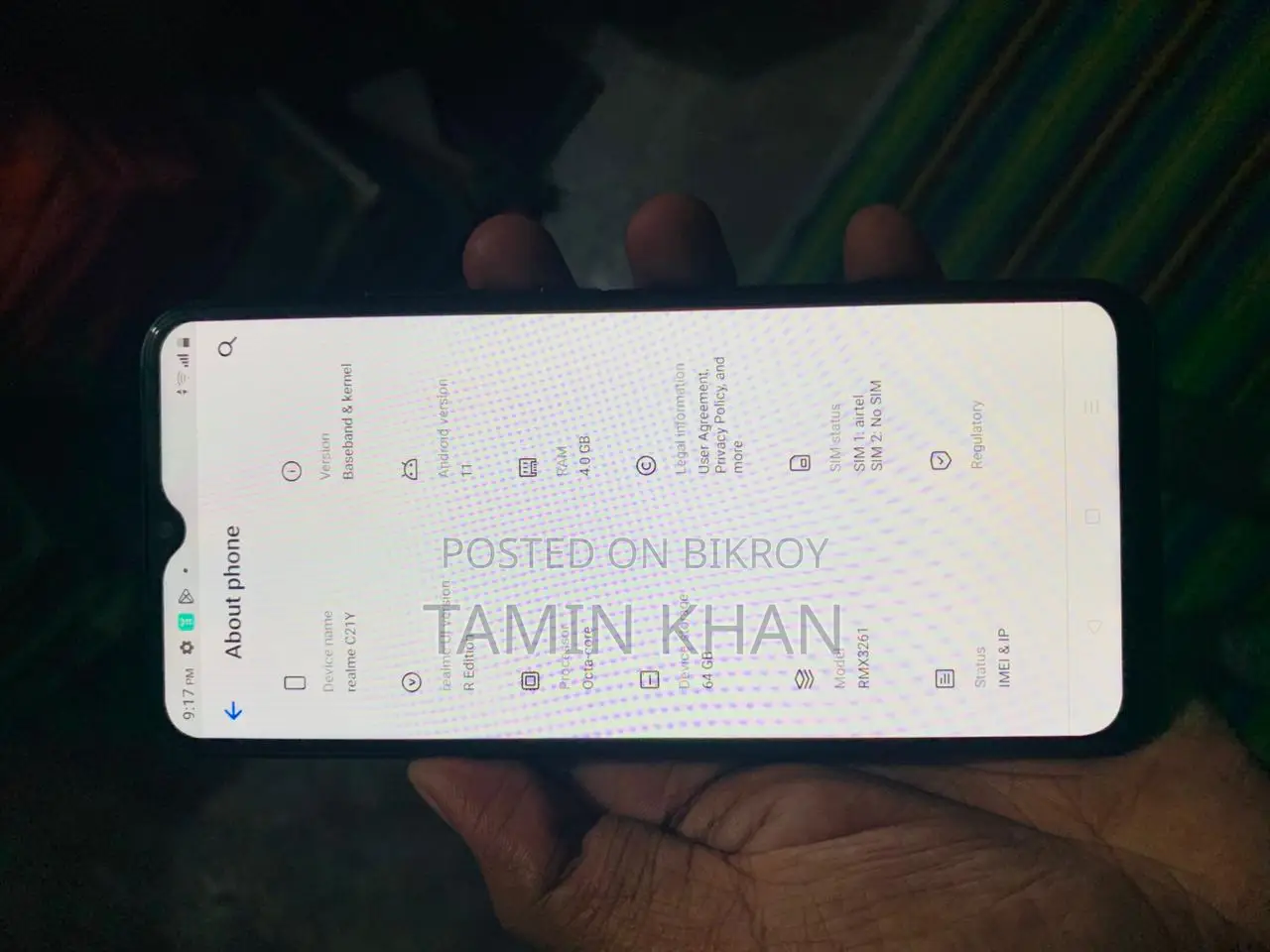 Realme C21Y 4+64 (Used)