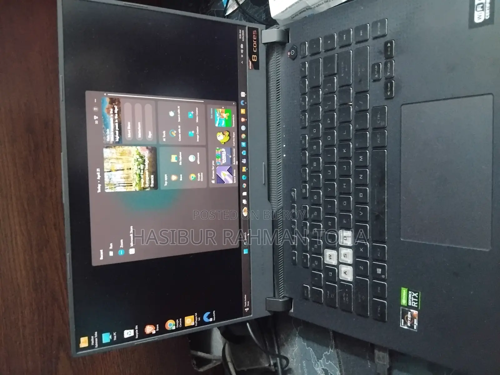 Laptop Asus ROG Strix G15 16GB Intel Core i7 SSD 512GB