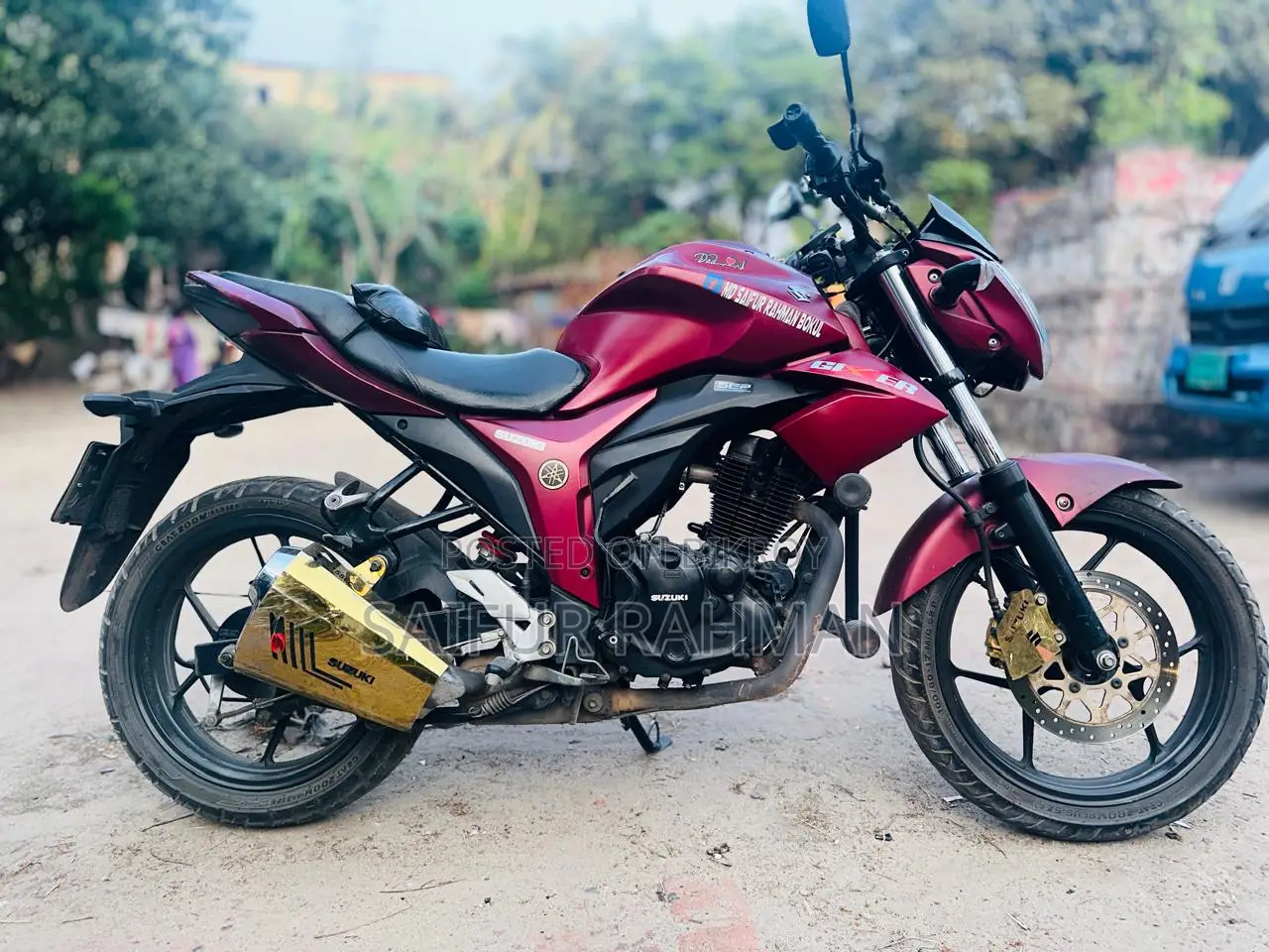 Suzuki Gixxer Monotone matte marrun 2023