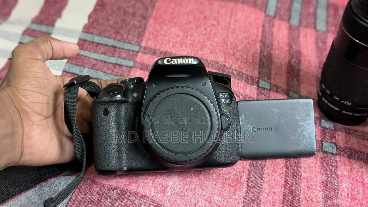 Canon 700d, 55-250 Zoom Lens