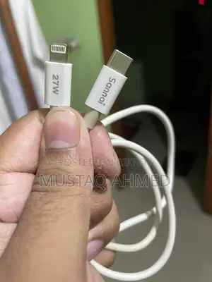 Apple 20w Original Charger & Sannai 27w Cable.
