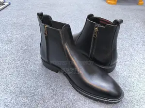 100% Genuine Leather Chelsea Boots Black & Brown