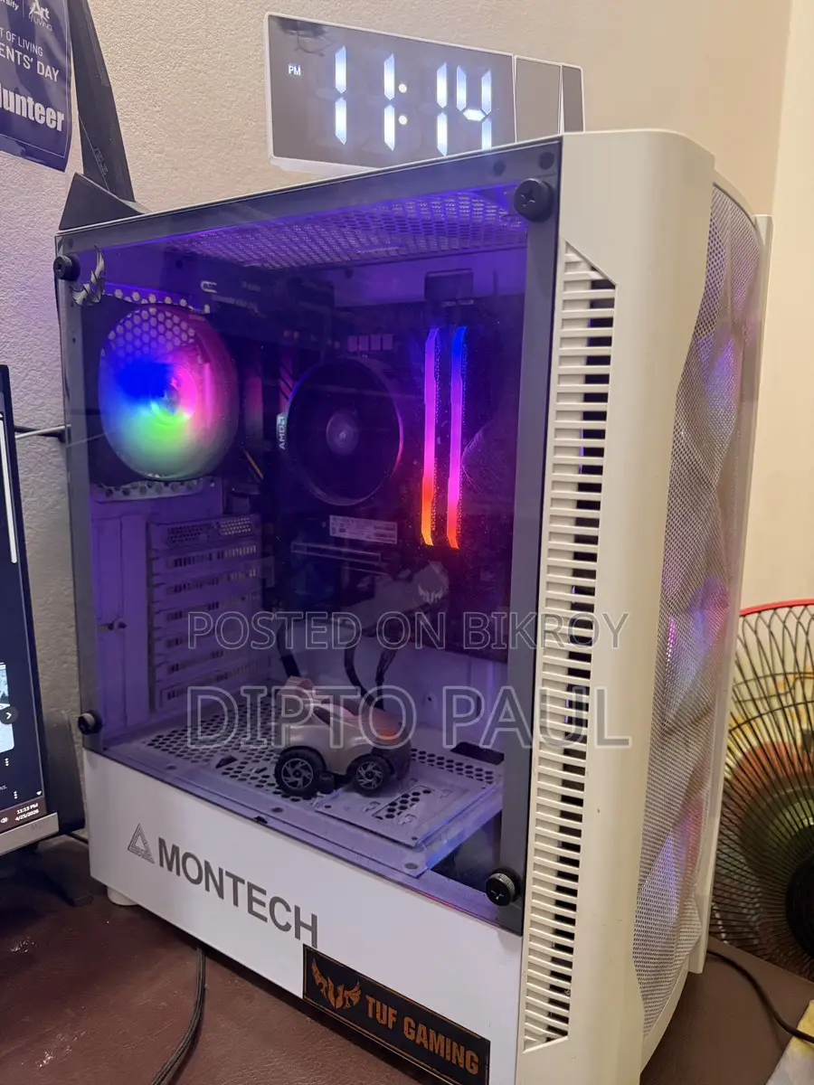 শুধুমাত্র কেসিং বিক্রির জন্য, Montech X1 Mesh White Gaming