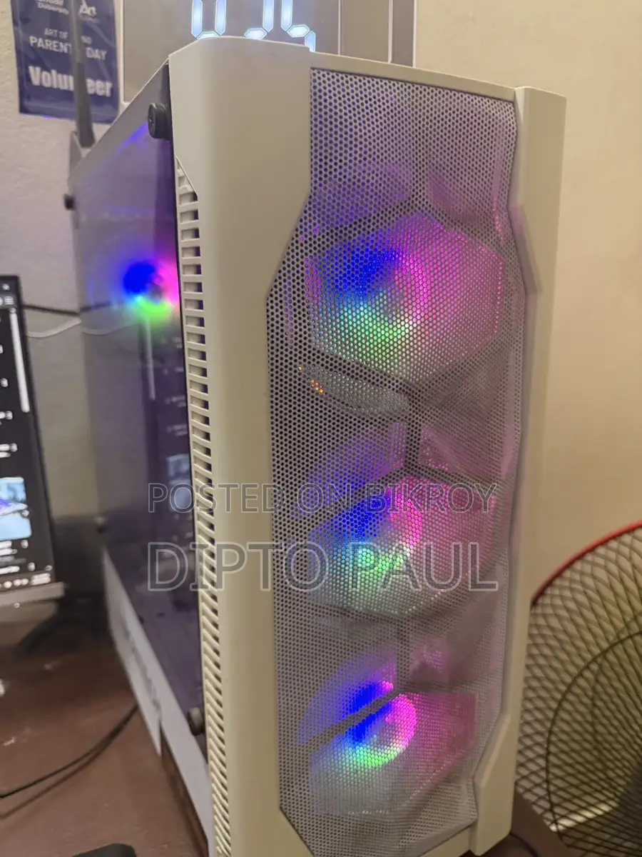 শুধুমাত্র কেসিং বিক্রির জন্য, Montech X1 Mesh White Gaming