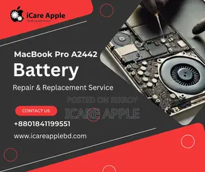 Macbook Pro A2442 Battery Repair Replacement Service at iCare Apple