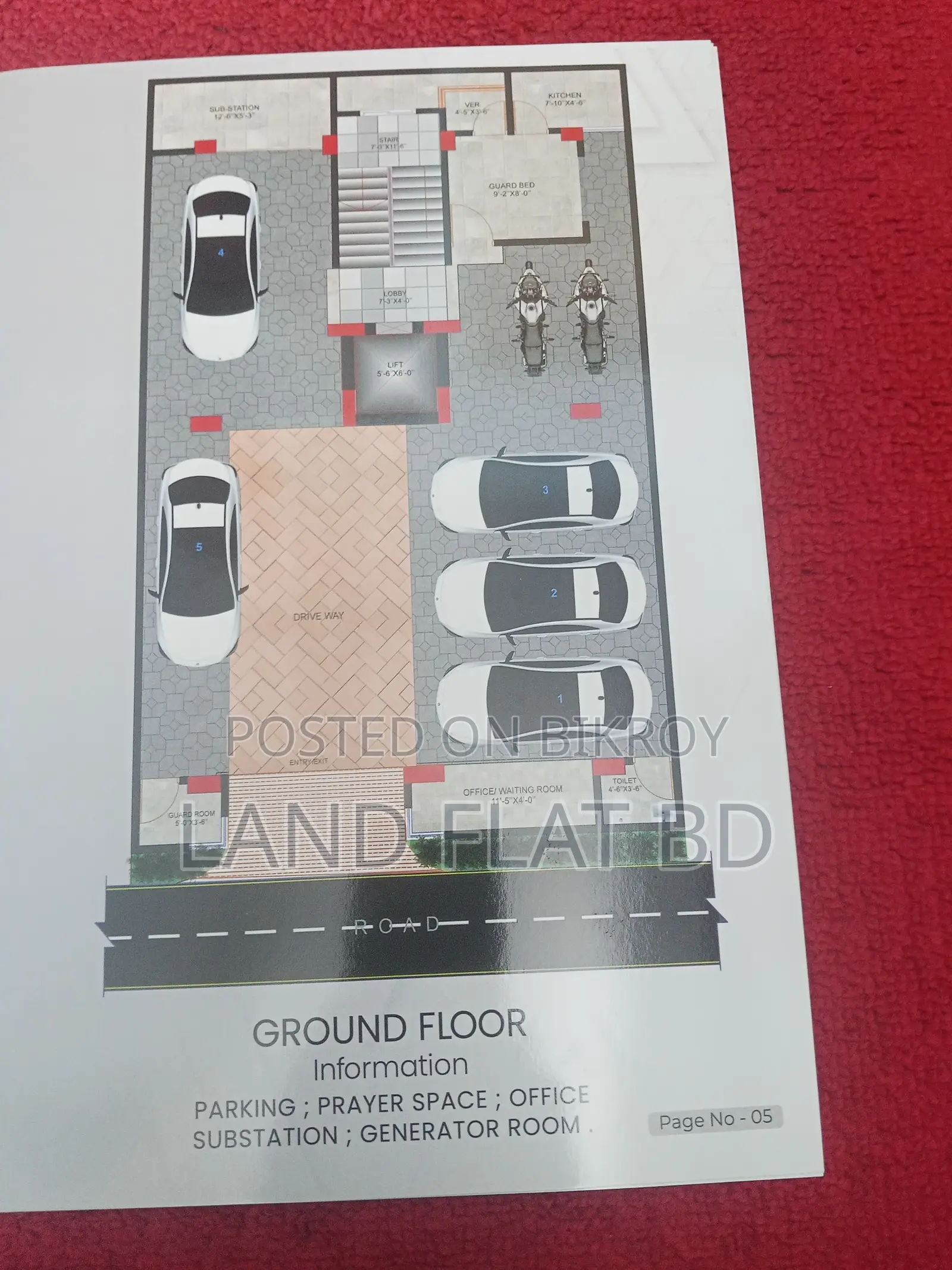 900 Sqft Flat for Sale in Chondrima Housing, Mohammadpur