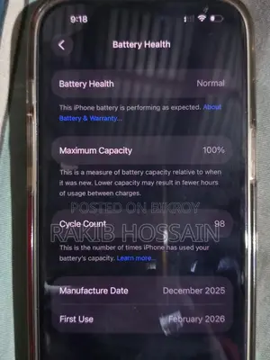 Apple iPhone 15 Meddle East (Used)