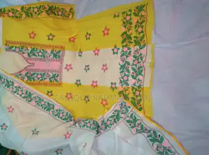 Hand-Embroidered Printed Kameez