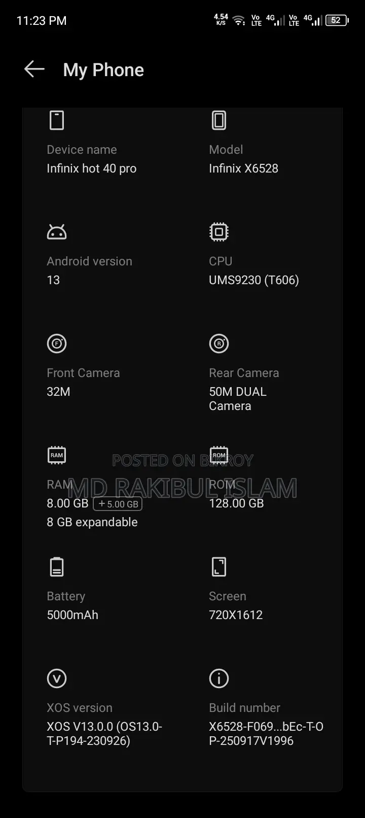 Infinix (Used)