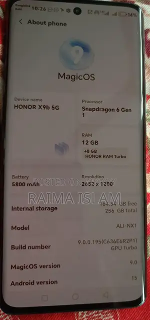 Honor X9b 5G (Used)