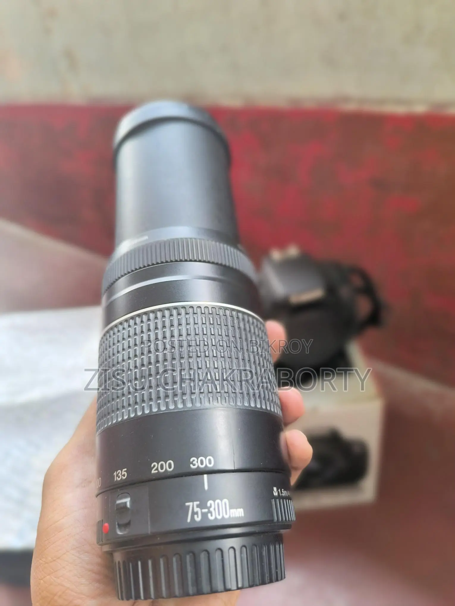 Canon 700D and 75-300mm zoom lens