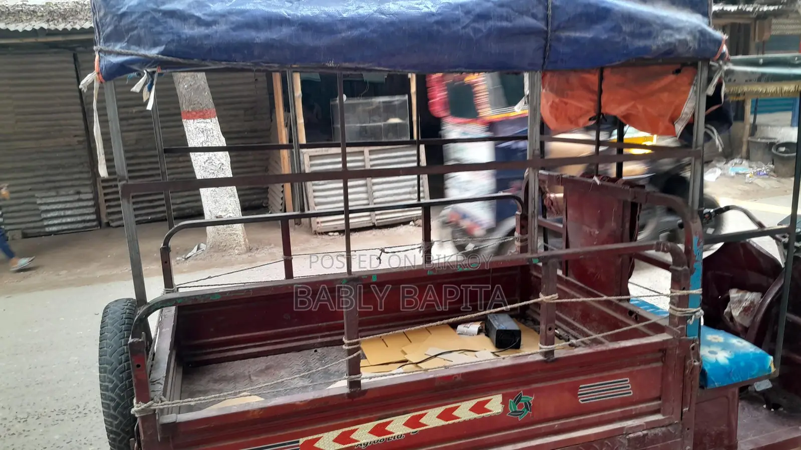 Sell Your Cargo E-Rickshaw/Van (Includes Loading Bed + Canopy)