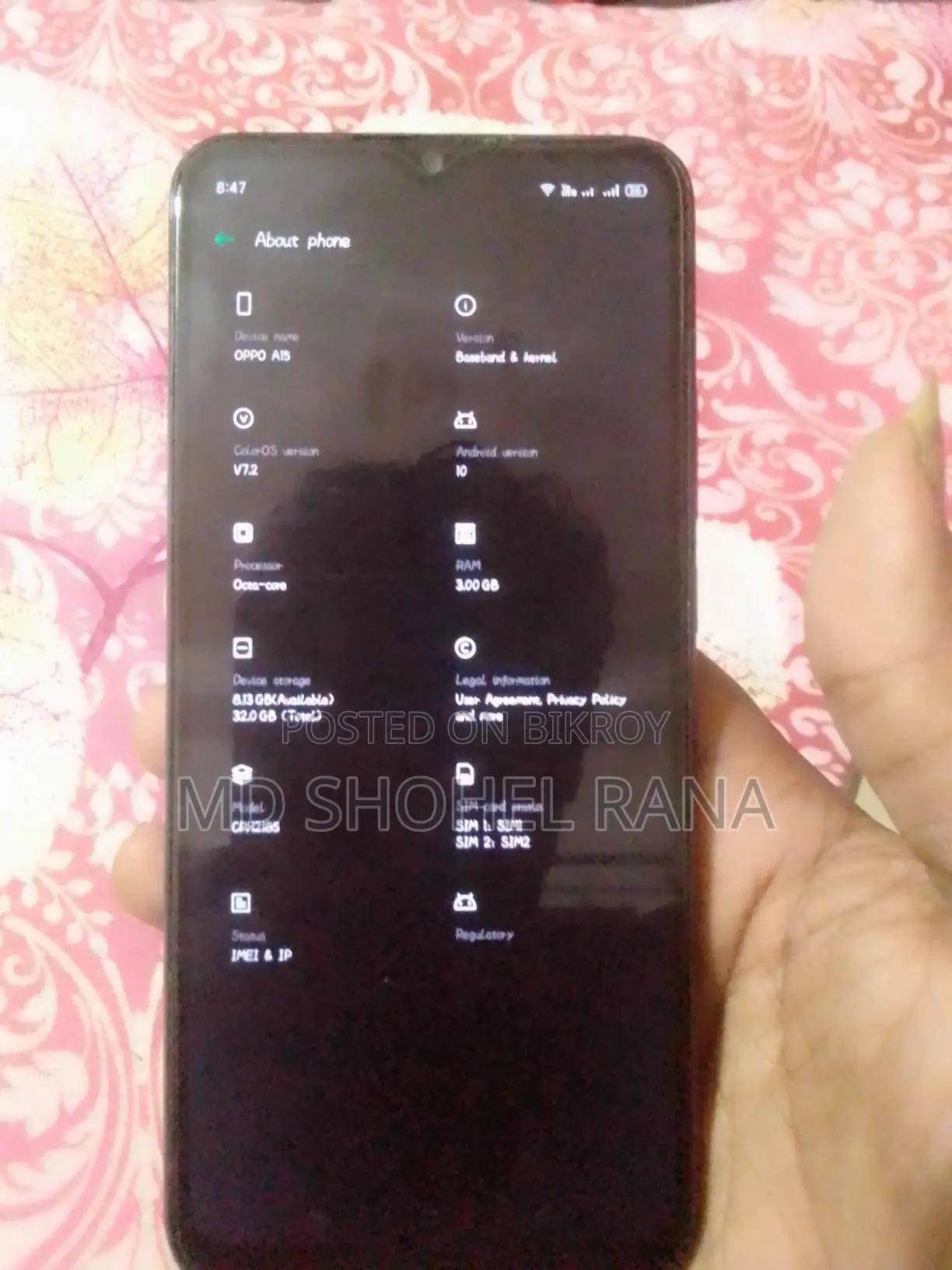 OPPO A15 3+32 (Used)