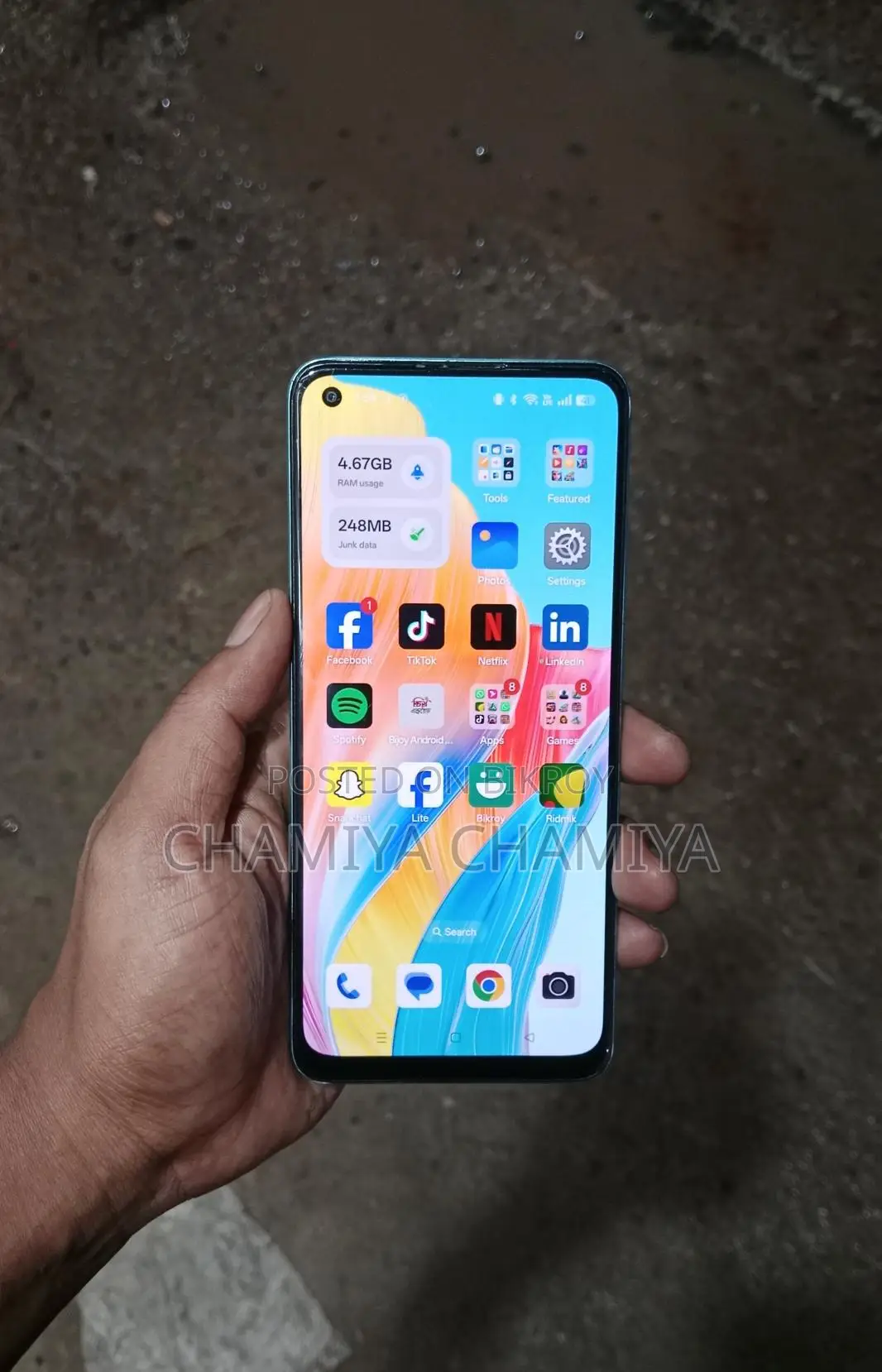 OPPO A78 8+8GB 256 (Used)