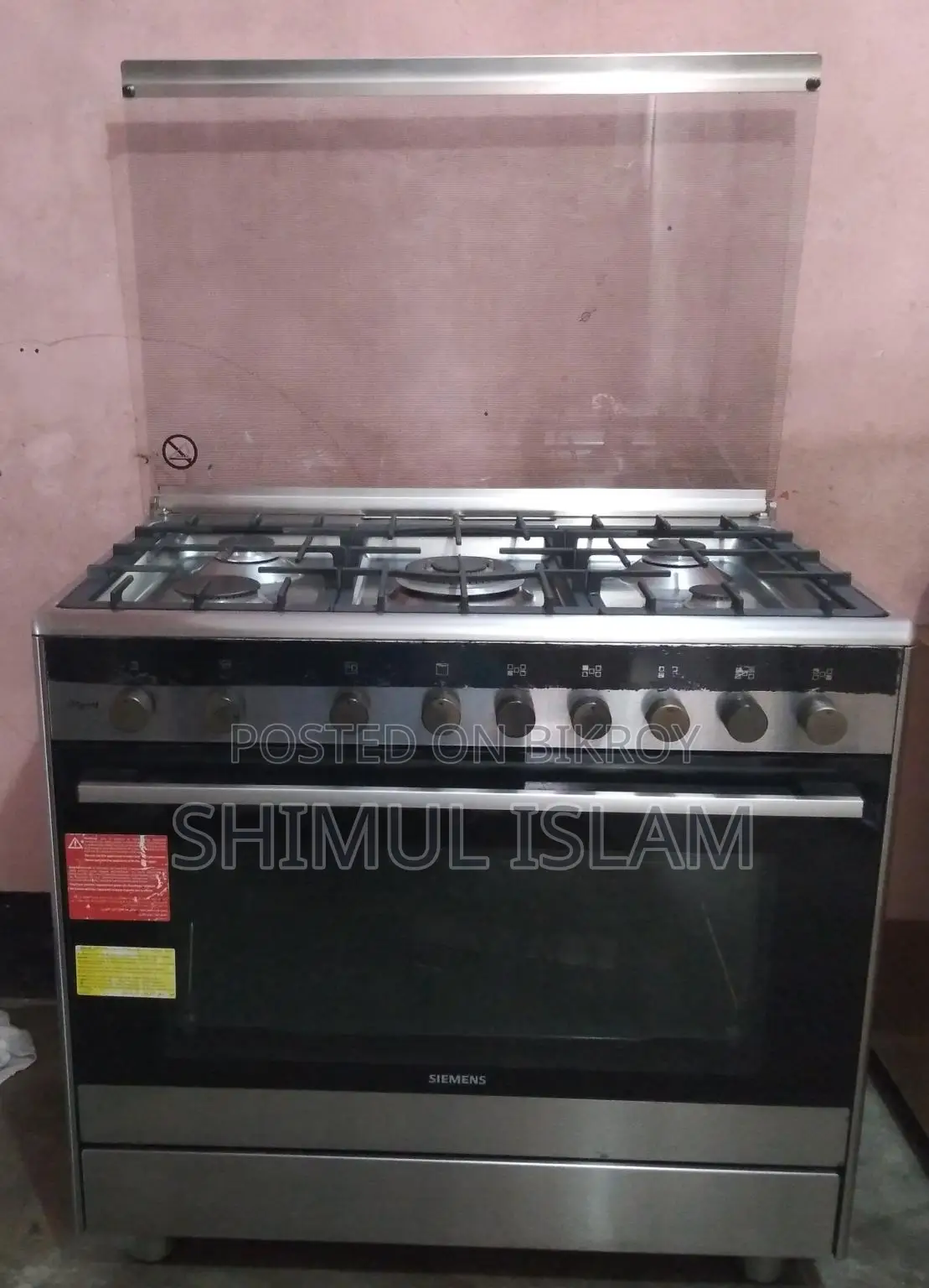 Siemens 5burner Gas Oven New Condition