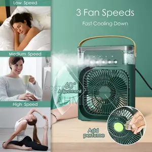 Air Cooling USB Fan with LED Night Light