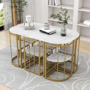 Iron Dining Table & Chair - 62