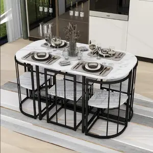 Iron Dining Table & Chair - 62