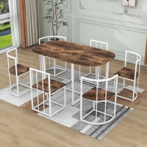 Iron Dining Table & Chair - 62