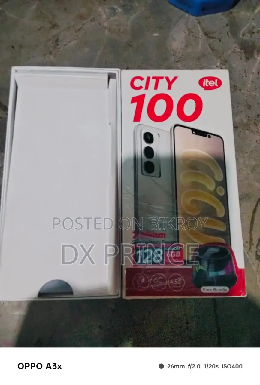 Itel CITY 100 6Ram 128Rom (Used)