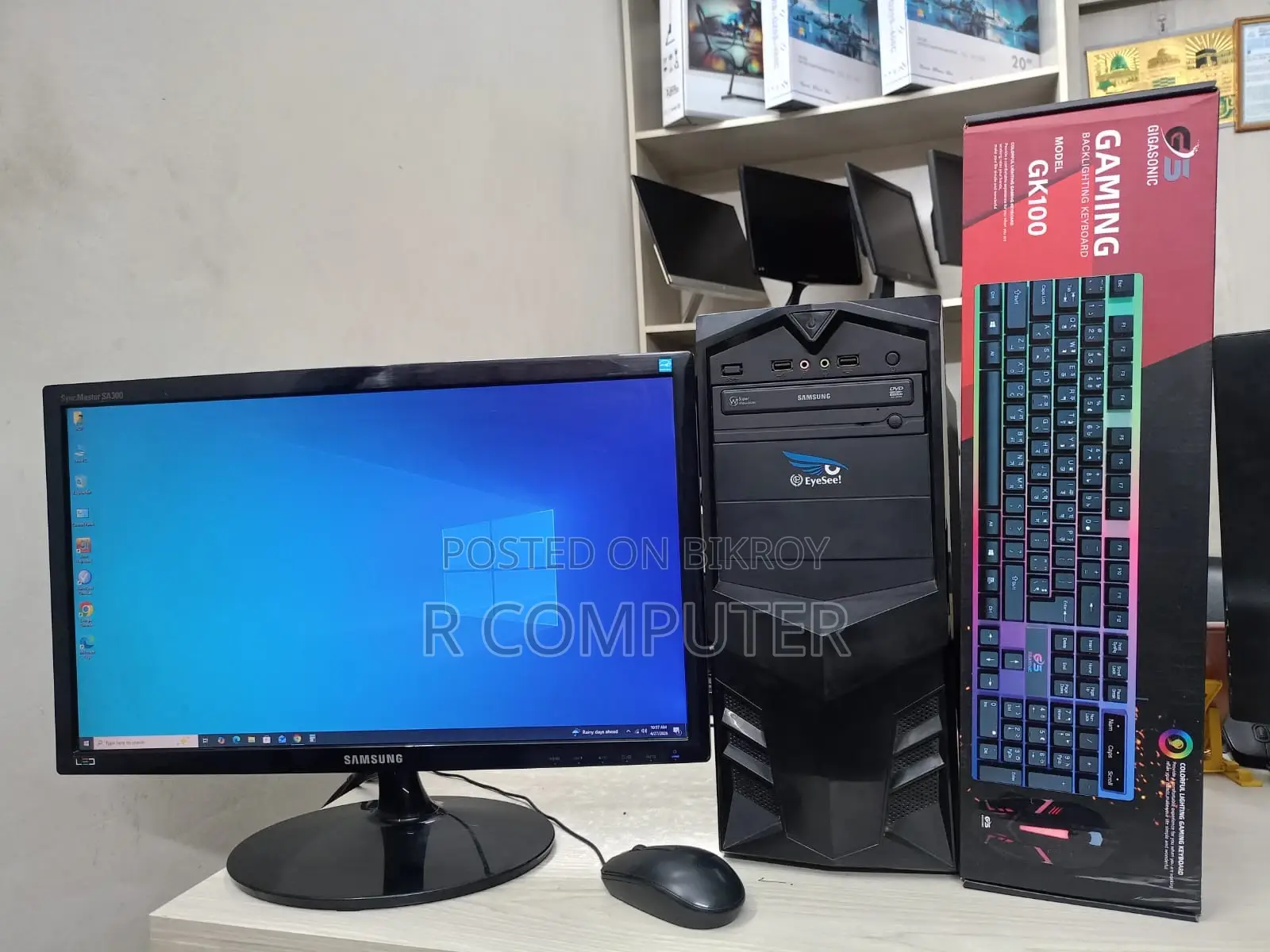 Intel Core i3 3rd Gen Full Set_4GB RAM_120GB SSD, 19" Samsung Monitor