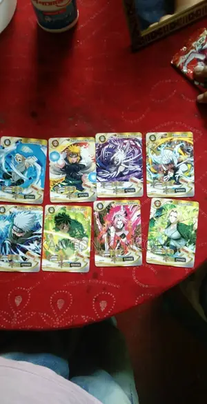 Naruto Gold Foil Card 17 Pcs Full Set
