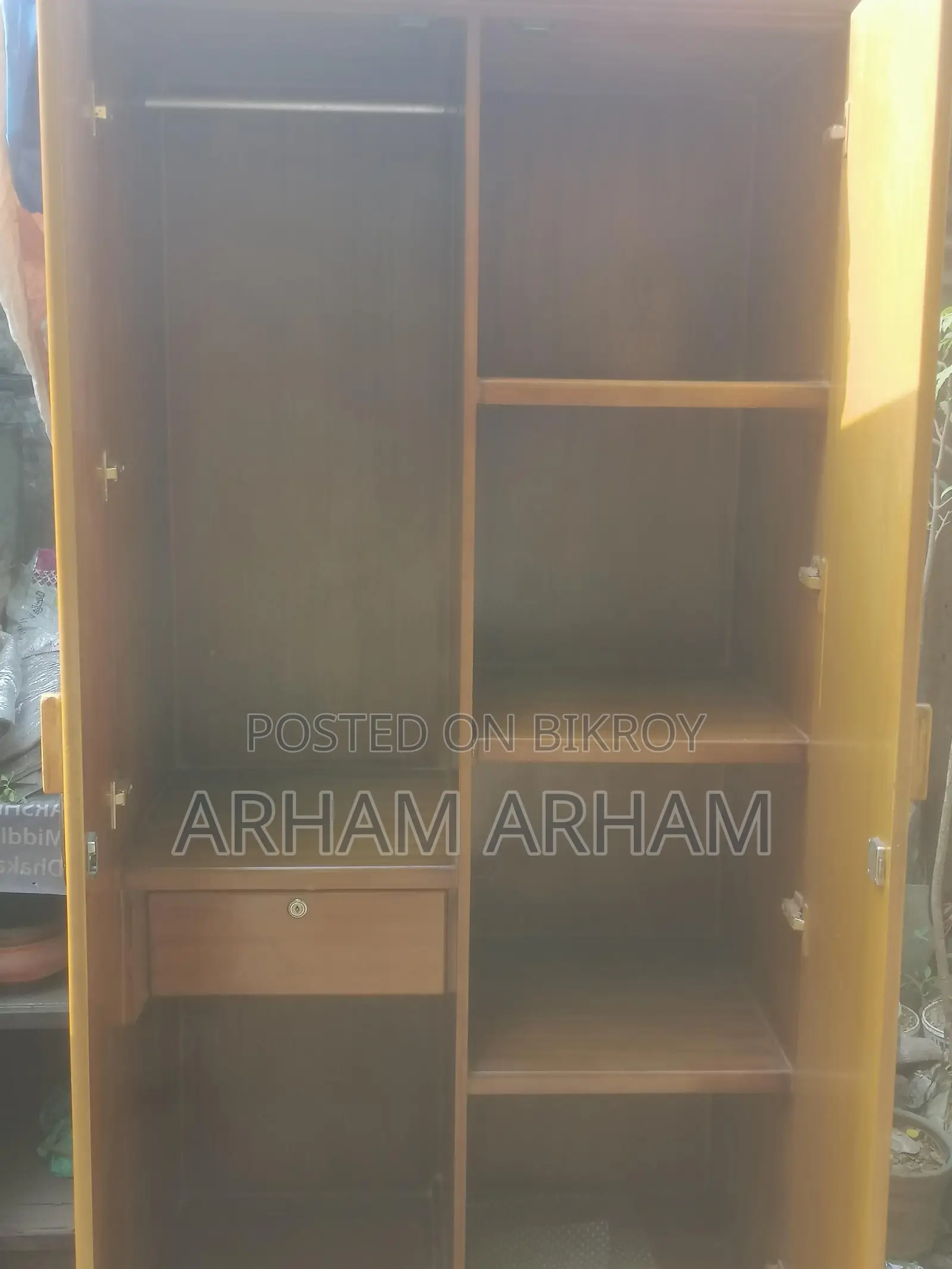 Malaysia Wood Almirah - Extremely Durable