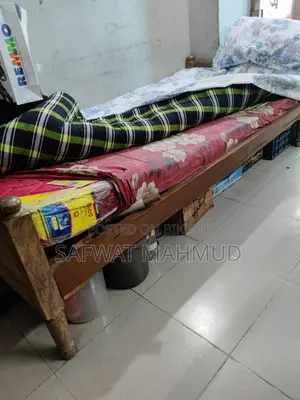 Teak Wood Bed with Mattress for Sale