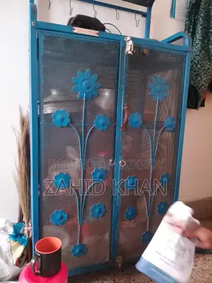 Bed, Meat-safe, Table, and Mattress