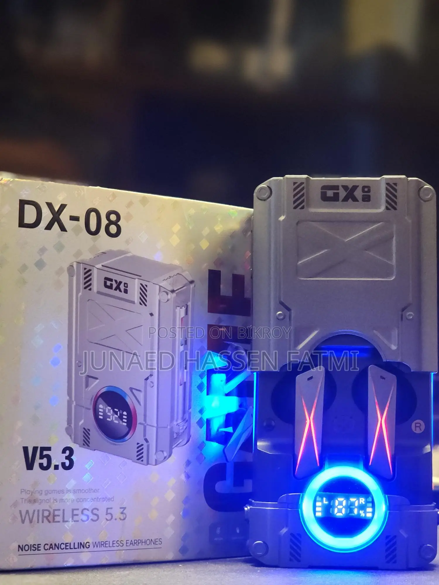Tws Dx-08 Earphones Wireless Bluetooth
