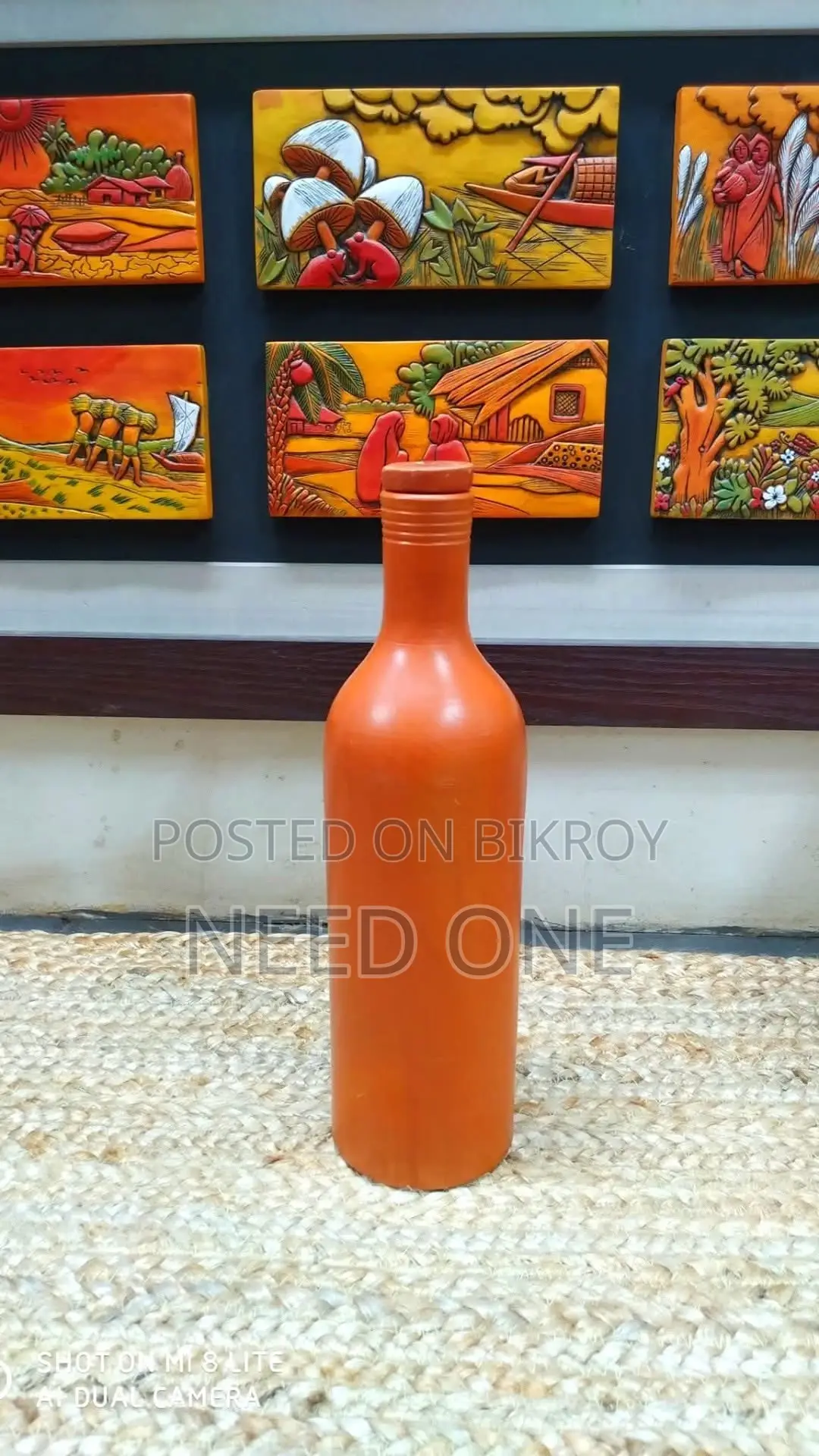 Clay Water Bottle