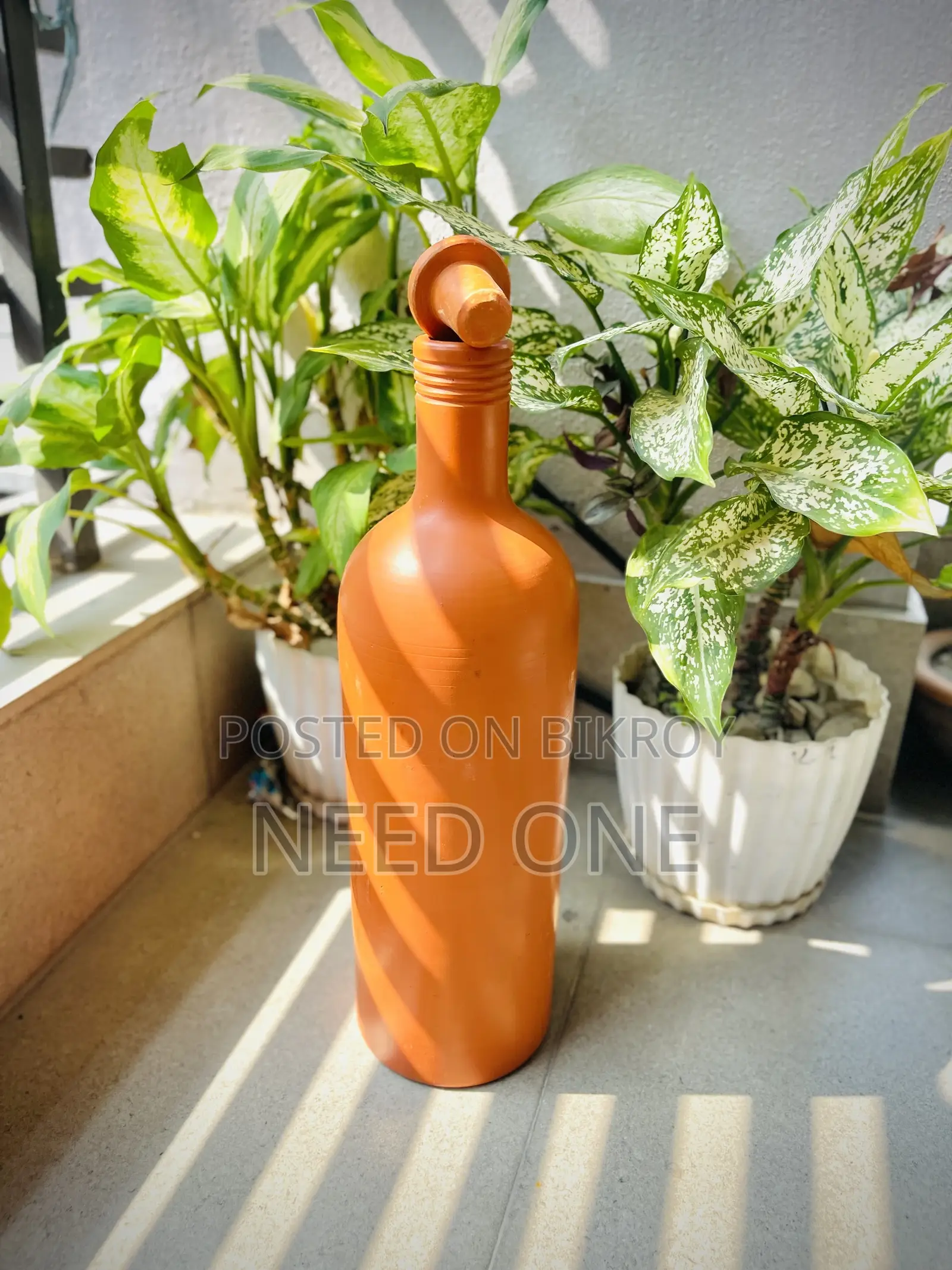 Clay Water Bottle