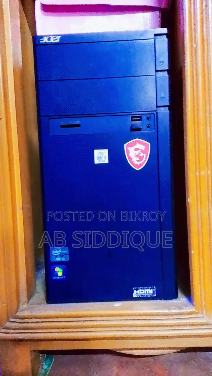 Desktop Pc Core I3 10th Gen, 8 Gb Ram, 130gb Nvm E M.2 Ssd.