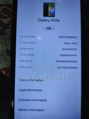 Samsung Galaxy A04 (Used)