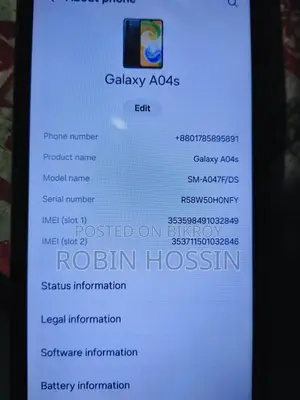 Samsung Galaxy A04 (Used)