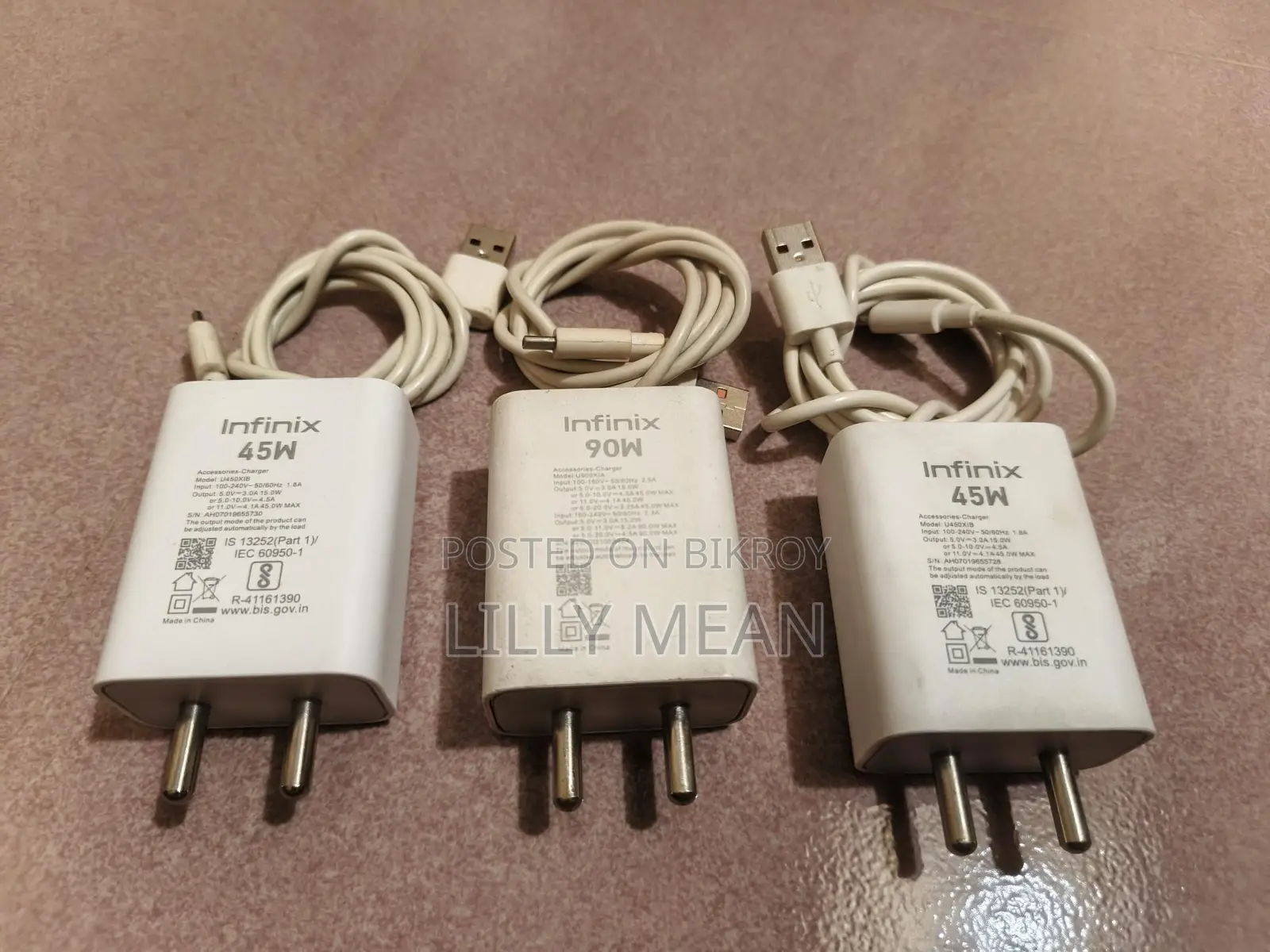 Original Infinix Phone Charger