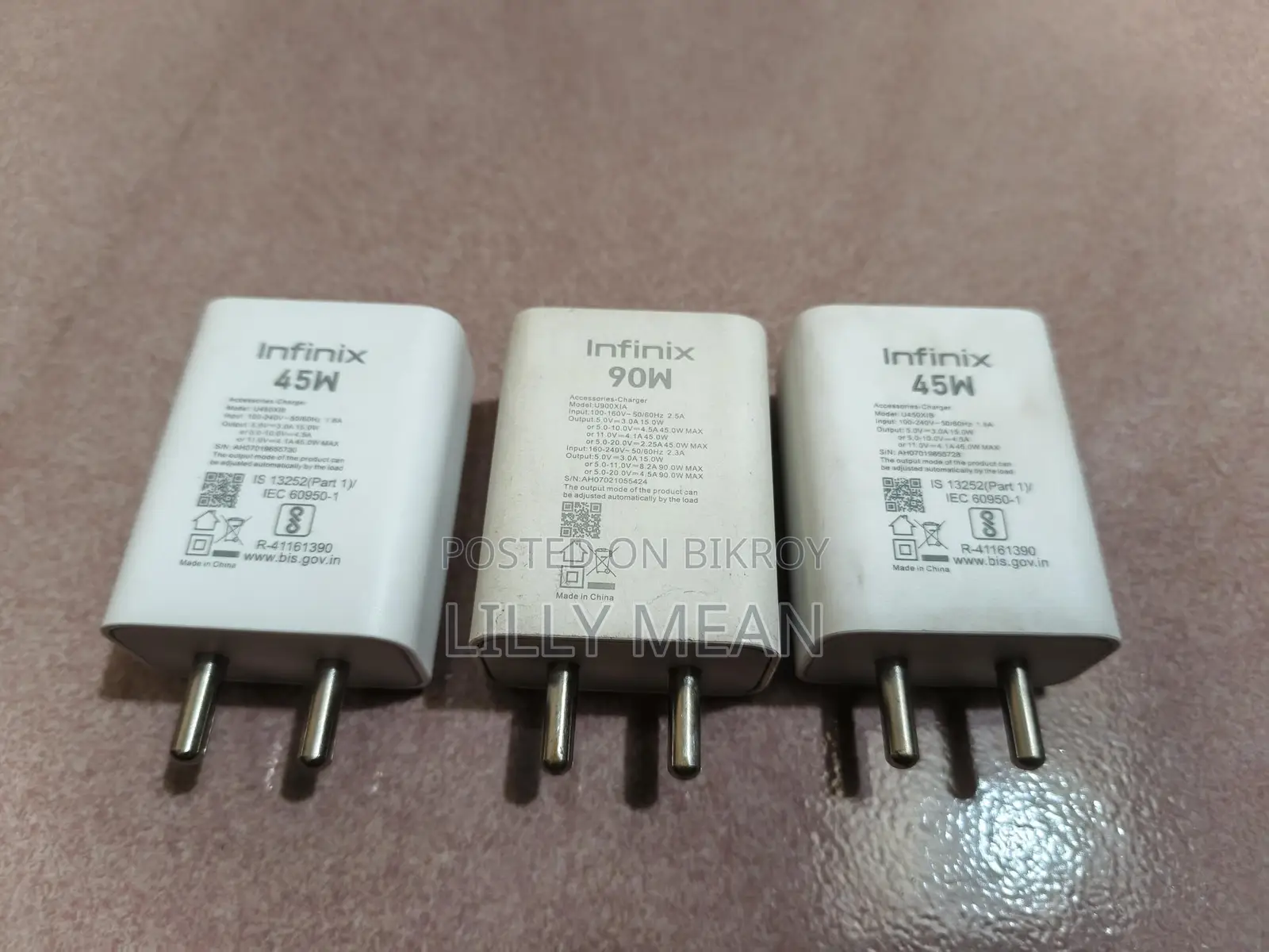 Original Infinix Phone Charger