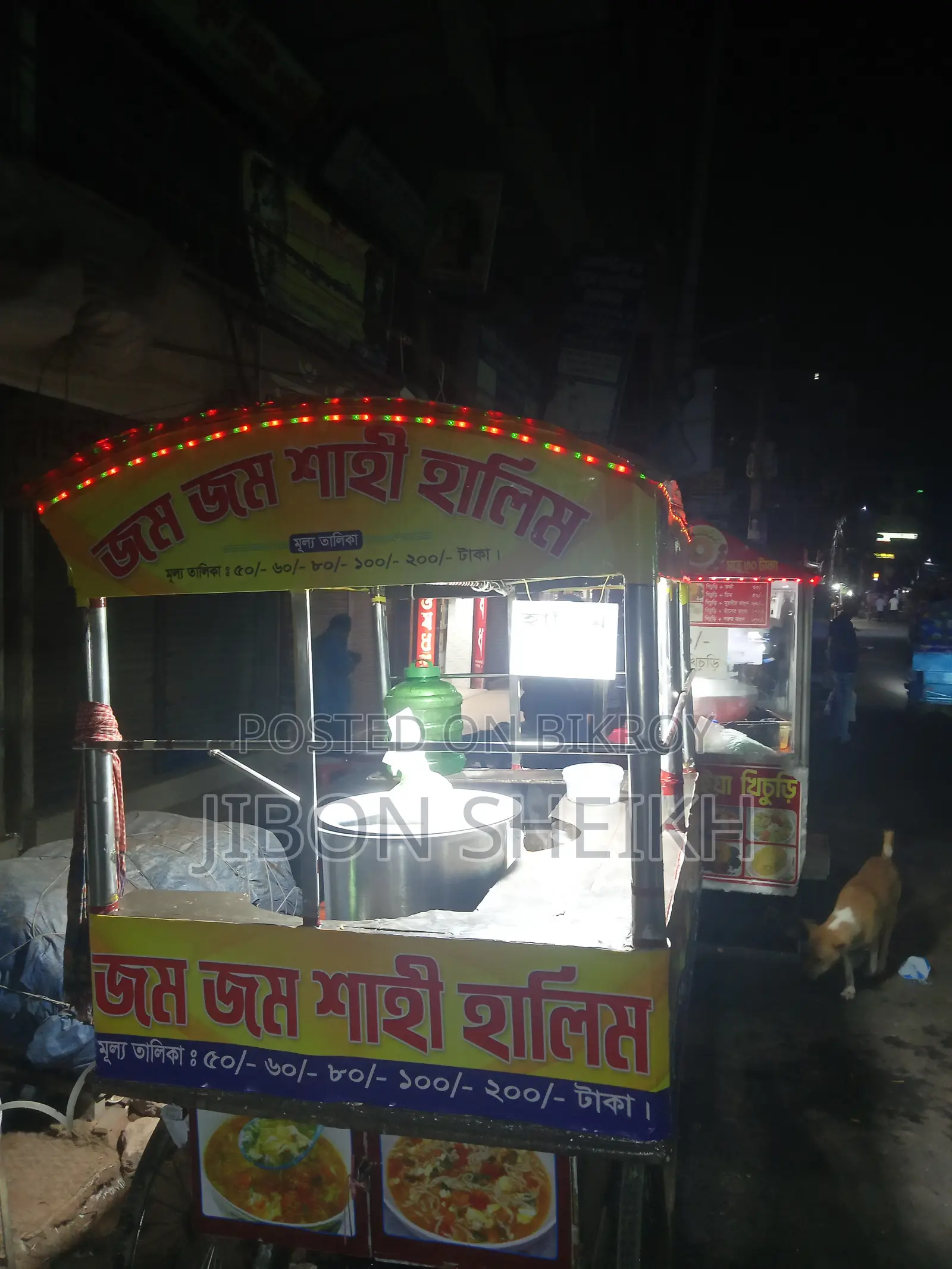 Excellent and Sturdy Cart for Fuchka, Chatpati, Halim, and Fast Food