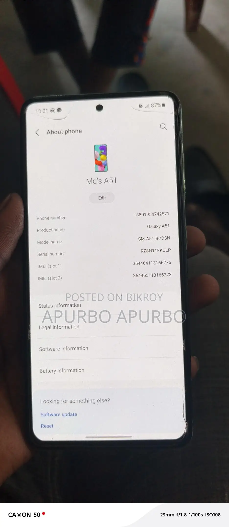 Samsung Galaxy A50 (Used)