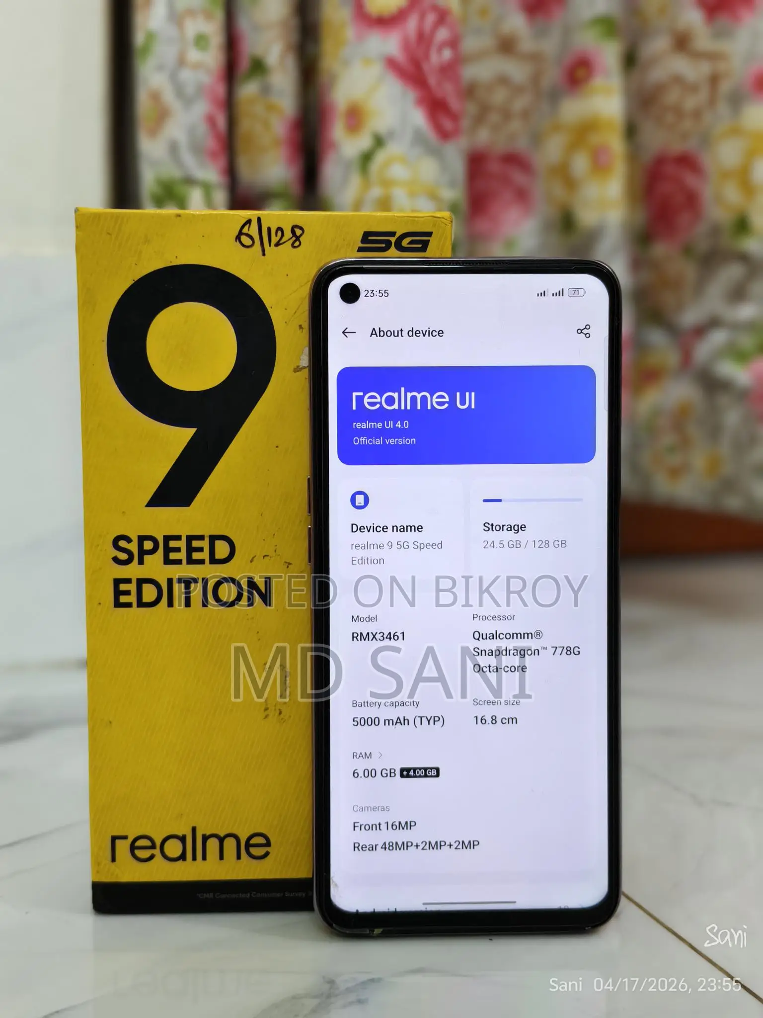 Realme 9 Speed Edition 6-128 (Used)