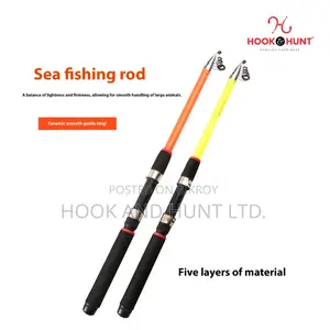 240 cm Fiberglass Sea Fishing Rod Super Hard Long Cast
