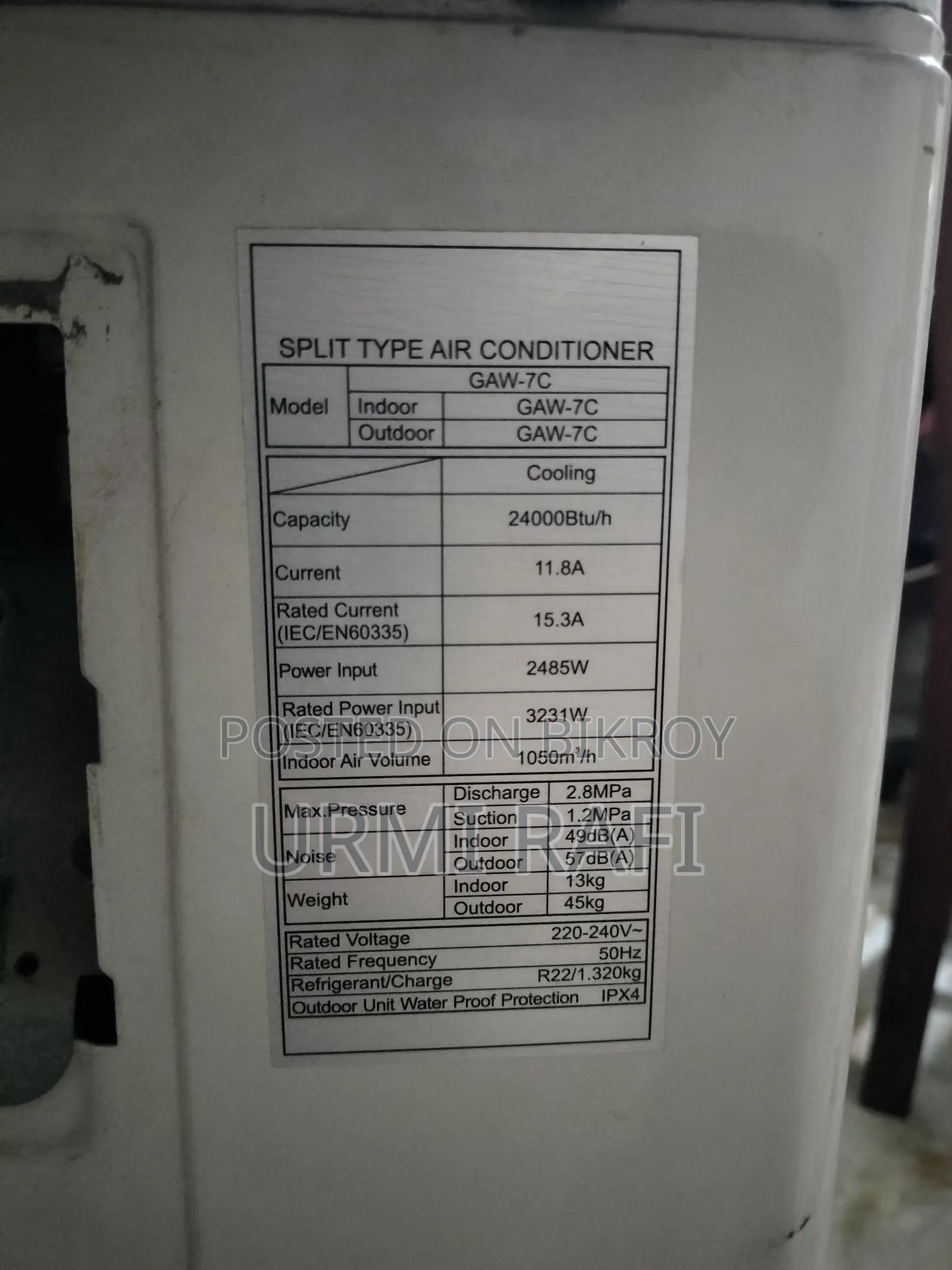 General 2 Ton Non-Inverter AC - Full Fresh