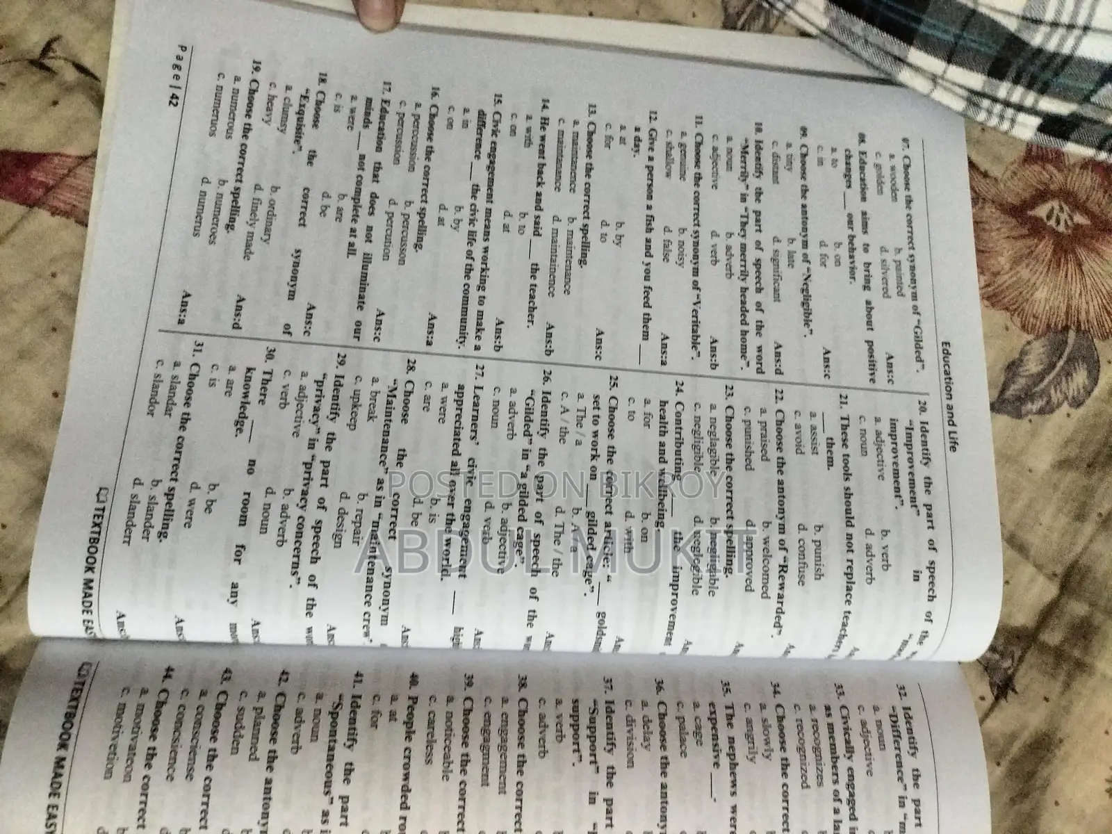 Text Hacks From English Moja For HSC 26 1st Paper