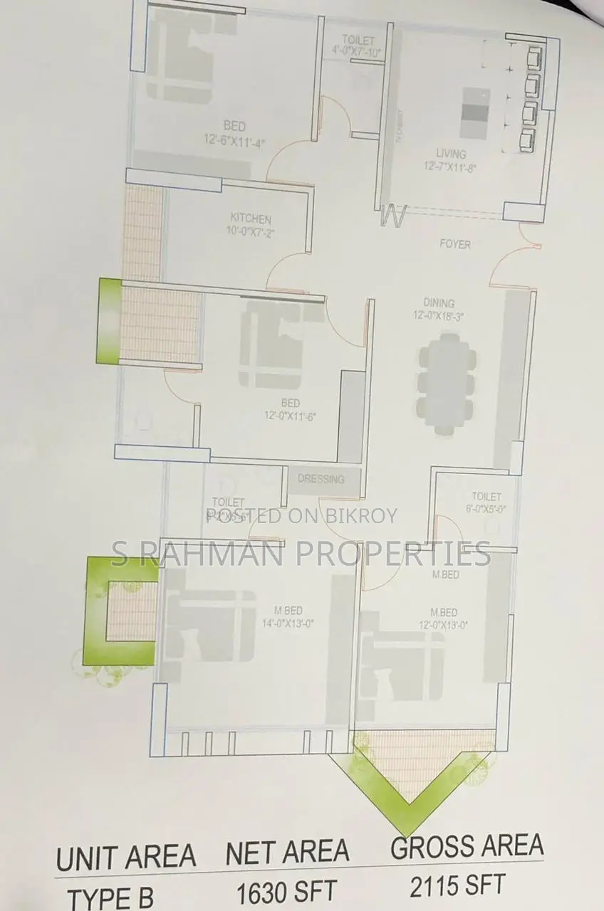 Flat For Sale At J Block Basundhara