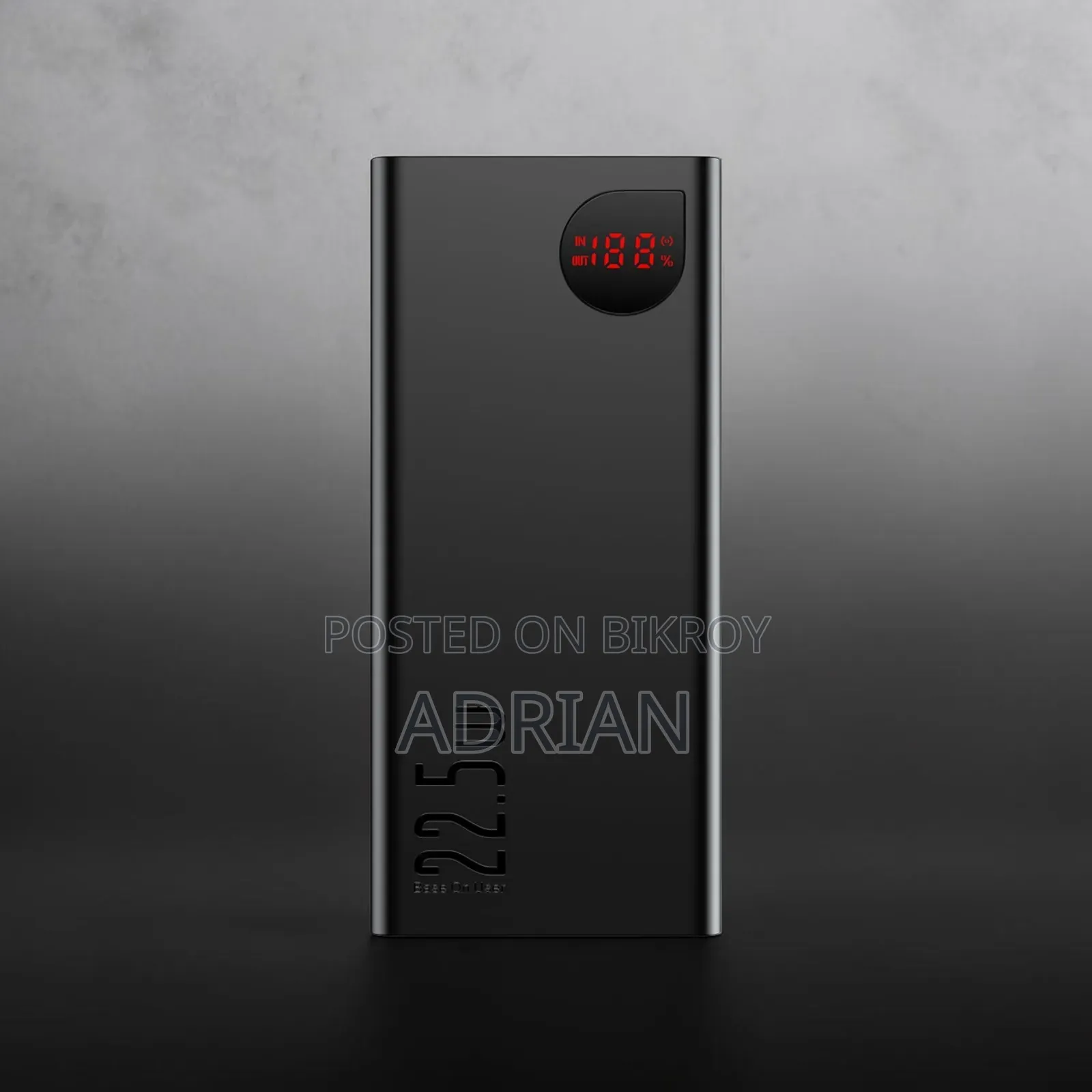 Baseus Adaman 20000mAh 22.5W Metal Power Bank with Digital Display