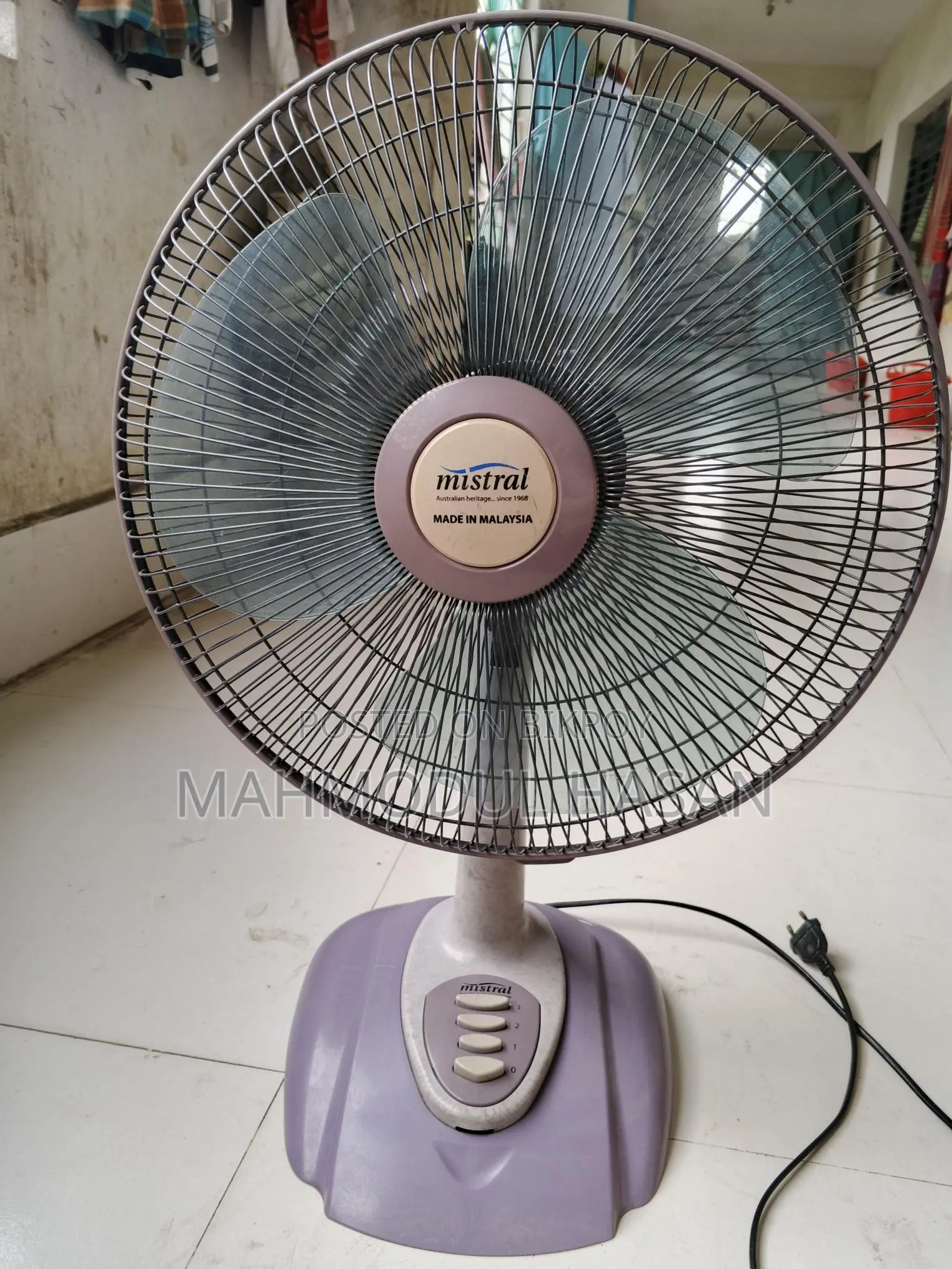 টেবিল ফ্যান বিক্রি হবে