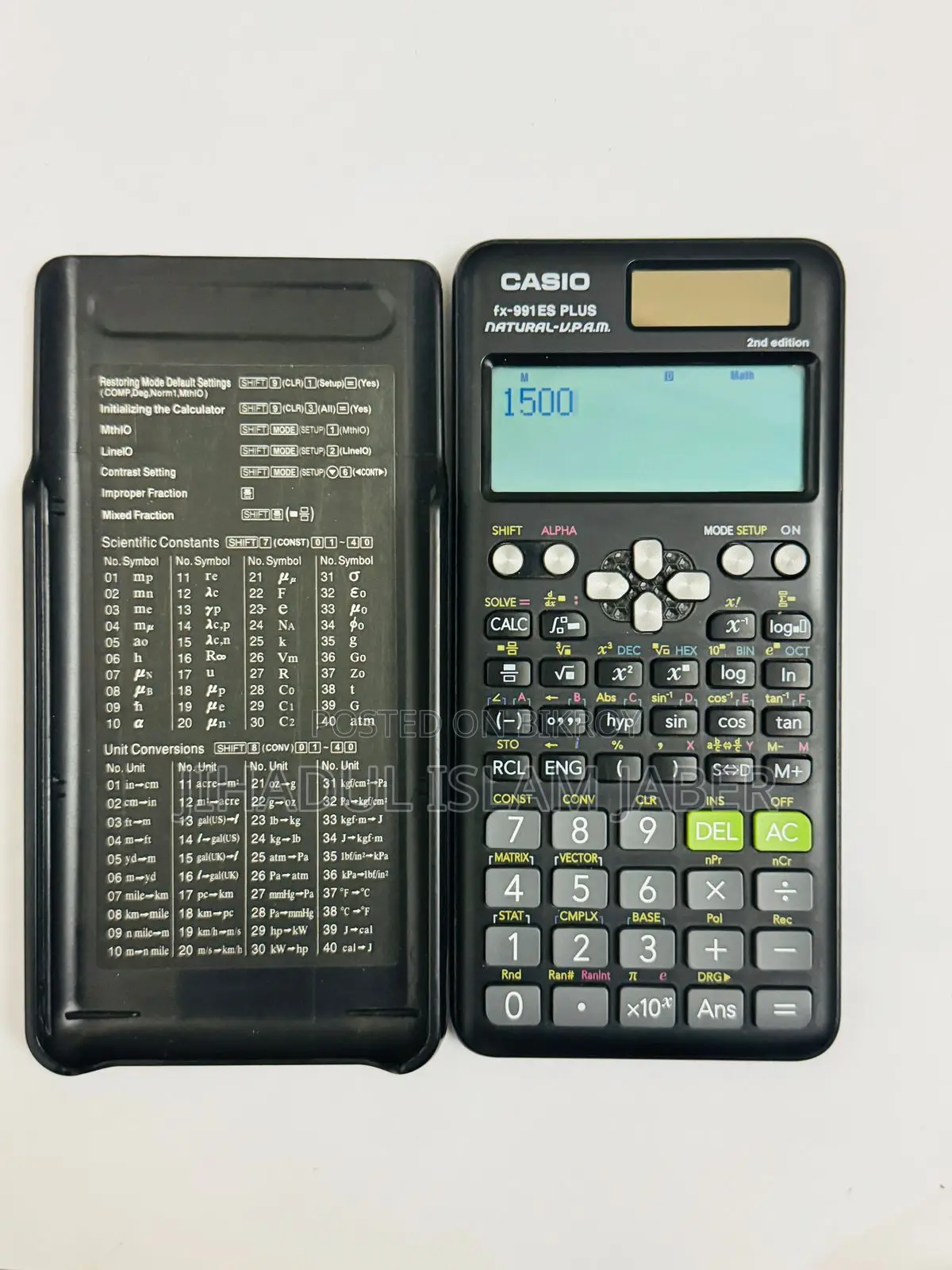 Casio Fx-991es Plus (২য় সংস্করণ)