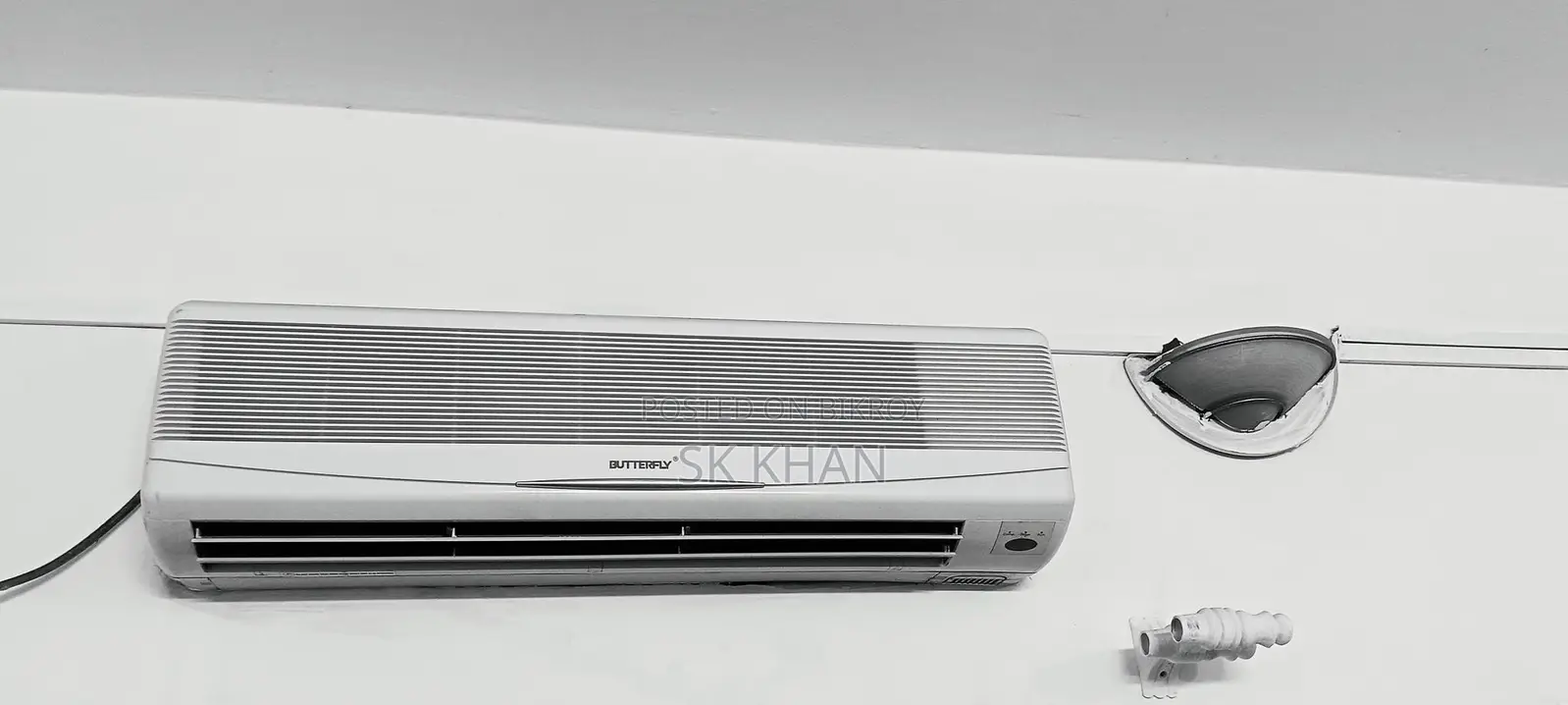 Butter fly 1 Ton non inverter Ac sell hobay