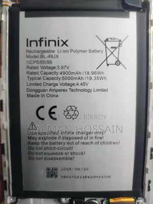 X6861 Note 50 Display